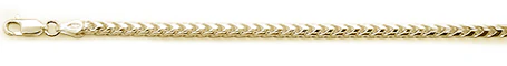 <span>CLOSEOUT 20% OFF! </span> 100-3MM Yellow Gold Plated Oval Franco .925 Sterling Silver Chain 20-28" NEW