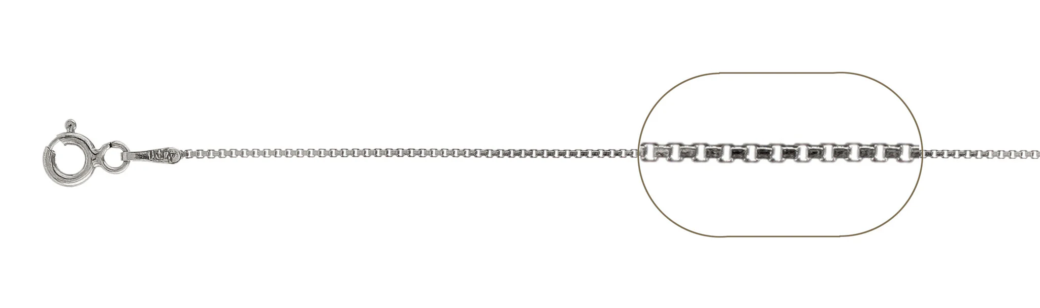 015-.8MM Box Chain .925 Solid Sterling Silver Sizes 14-30" NEW