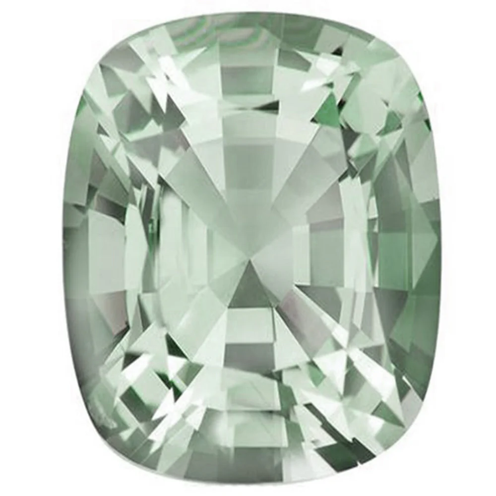 Click to view Rectangular cushion cut Green Amethyst loose Gemstones Variation