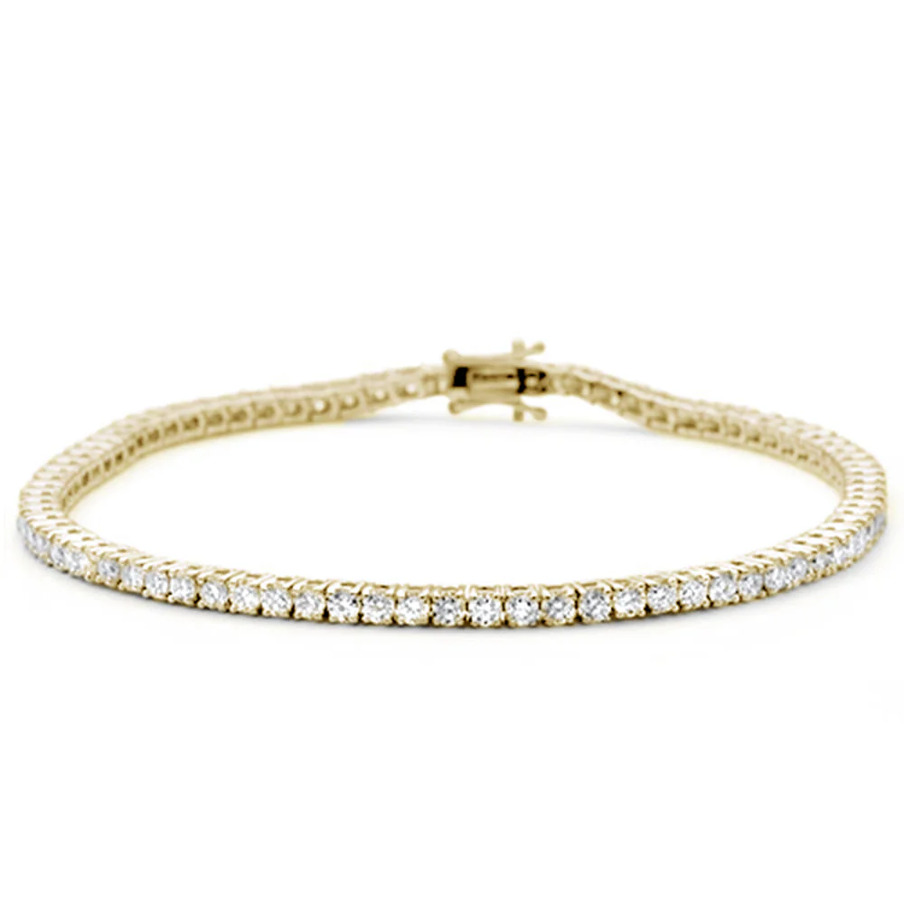 <span style="color:purple">SPECIAL!</span> 1.01ct 14KT Yellow Gold Diamond Tennis Bracelet 7"