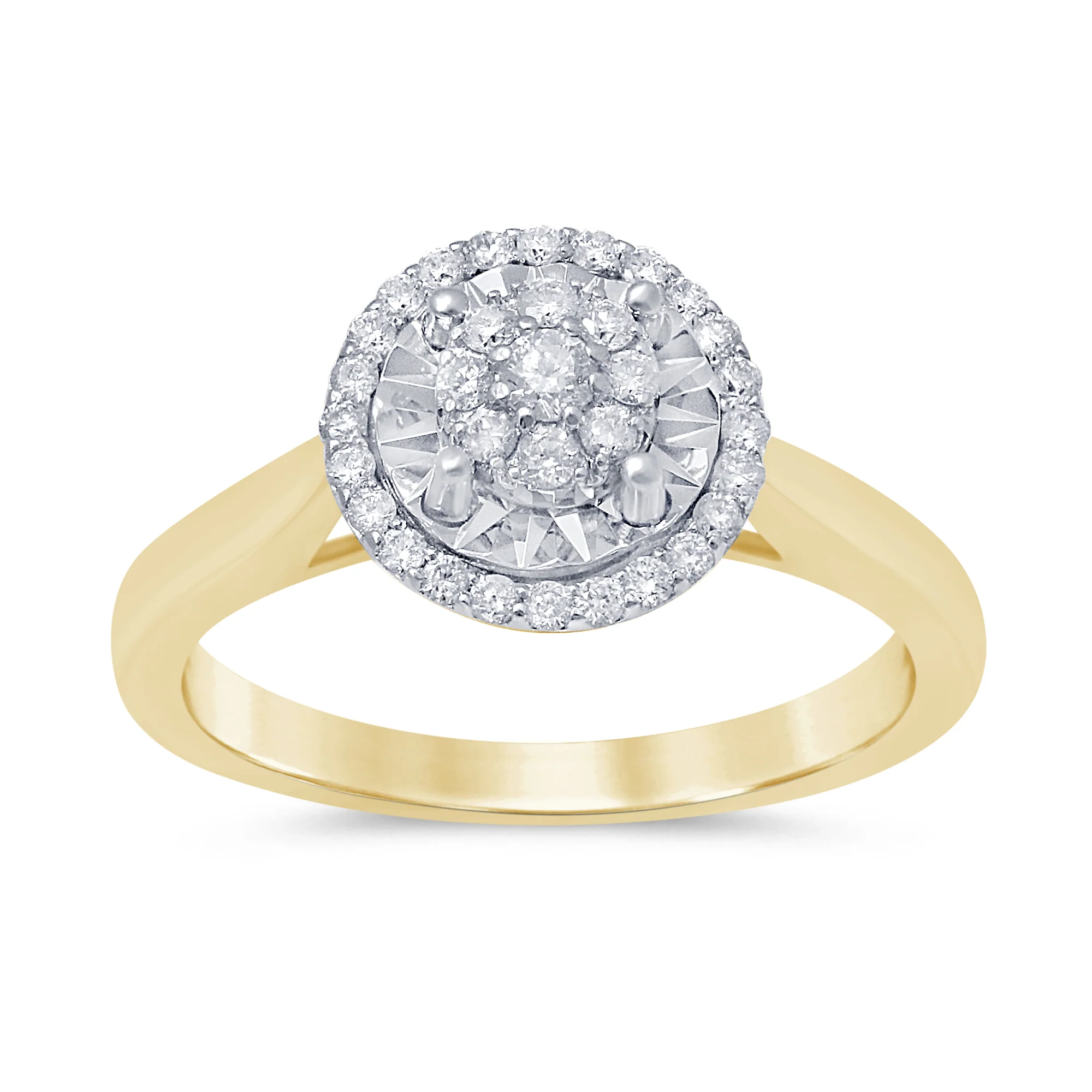 <span>DIAMOND CLOSEOUT! </span>.25ct 14KT Yellow Gold Diamond Engagement Ring Size 6.5