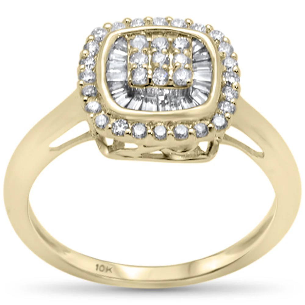 <span>DIAMOND CLOSEOUT! </span>.47ct G SI 10K Yellow Gold Diamond Engagement Ring Size 6.5