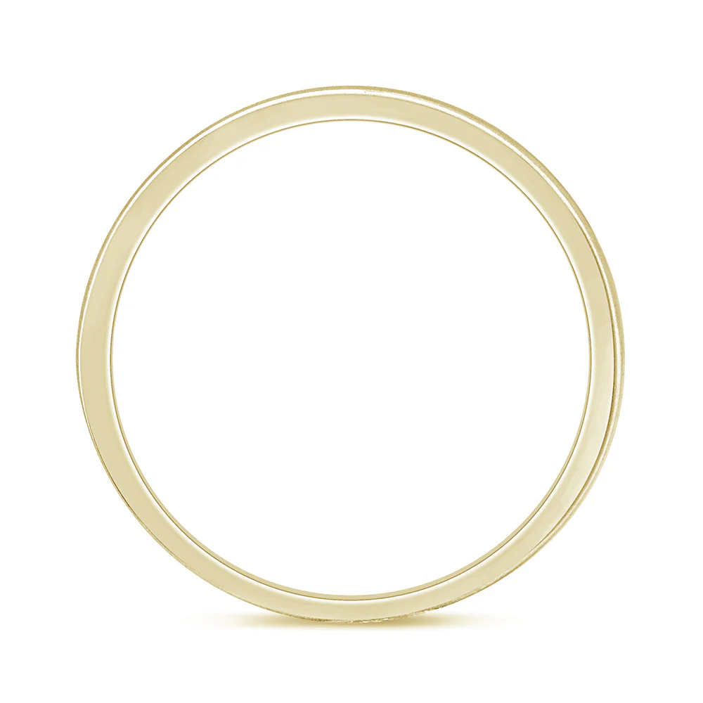 <span style="color:purple">SPECIAL!</span>.25ct G SI 14K Yellow Gold Diamond Wedding Band Size 6.5 - Image 2